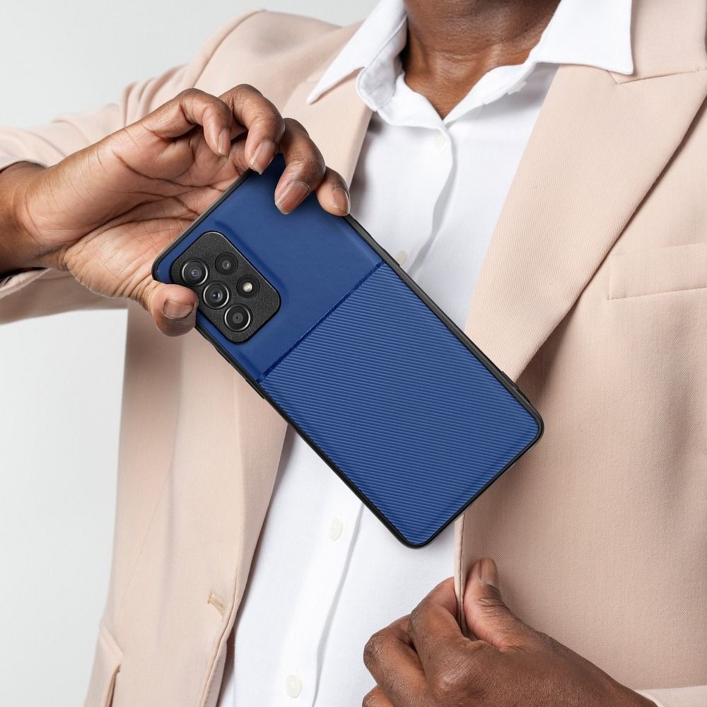 Viedtālruņa aizmugurējais vāciņš Samsung Galaxy S22 Noble case - Zila