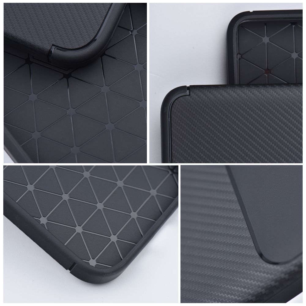 Viedtālruņa aizmugurējais vāciņš Apple iPhone 15 Carbon - Melna