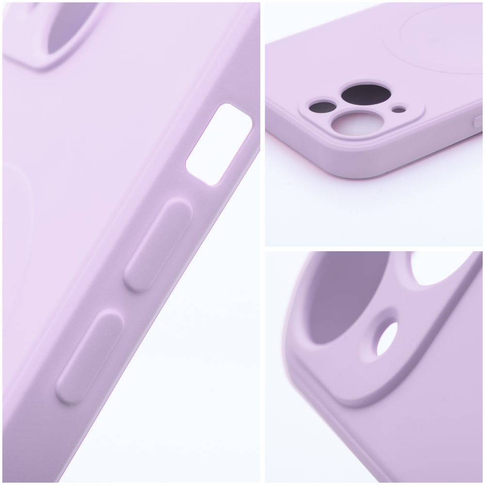 Viedtālruņa aizmugurējais vāciņš Apple iPhone 13 Pro Max Silicone Mag - Rozā