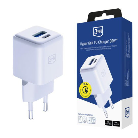 Lādētājs Usb_a-usb_c Balta