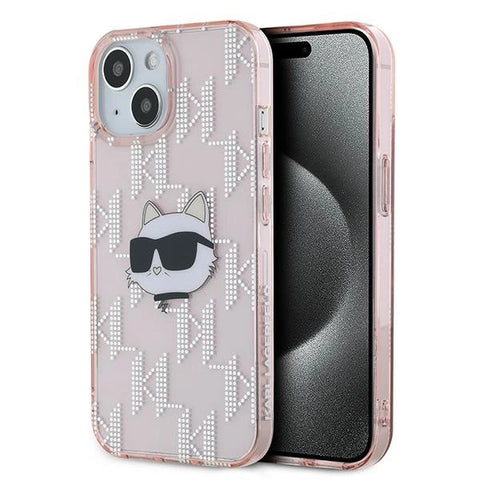 Apple iPhone 15 Monogram Choupette - Rozā