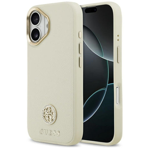 Viedtālruņa aizmugurējais vāciņš Apple iPhone 17 Grained Mag - Bēša