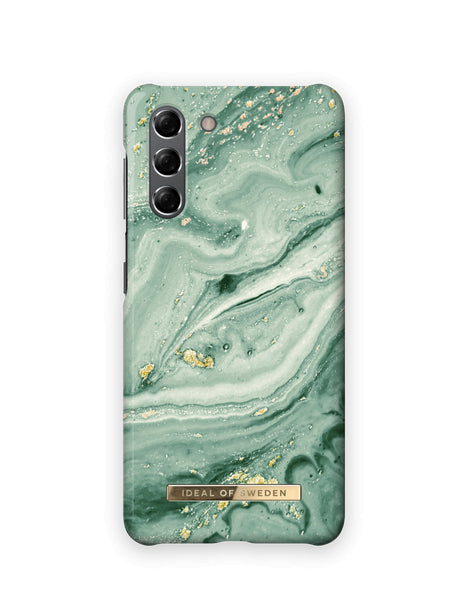 Samsung Galaxy S21 Mint Swirl Marble - Piparmētru ar dizainu