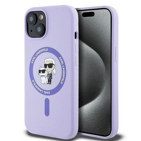 Apple iPhone 15 Silic Karl Chou Mag - Dažādās krāsās