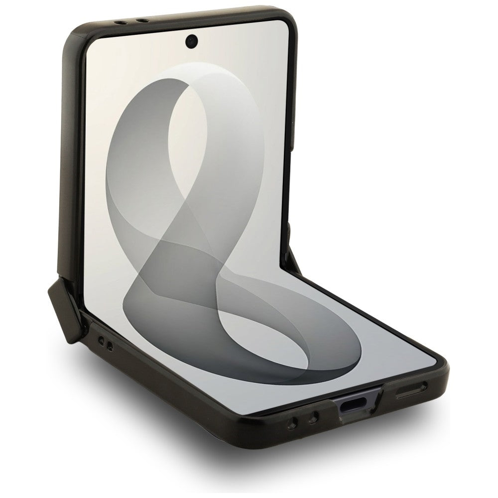 Premium vāciņš Samsung Galaxy Z Flip 8 Ring Classic - Bēša