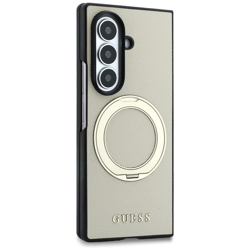 Premium vāciņš Samsung Galaxy Z Fold 8 Ultra Ring Classic - Bēša