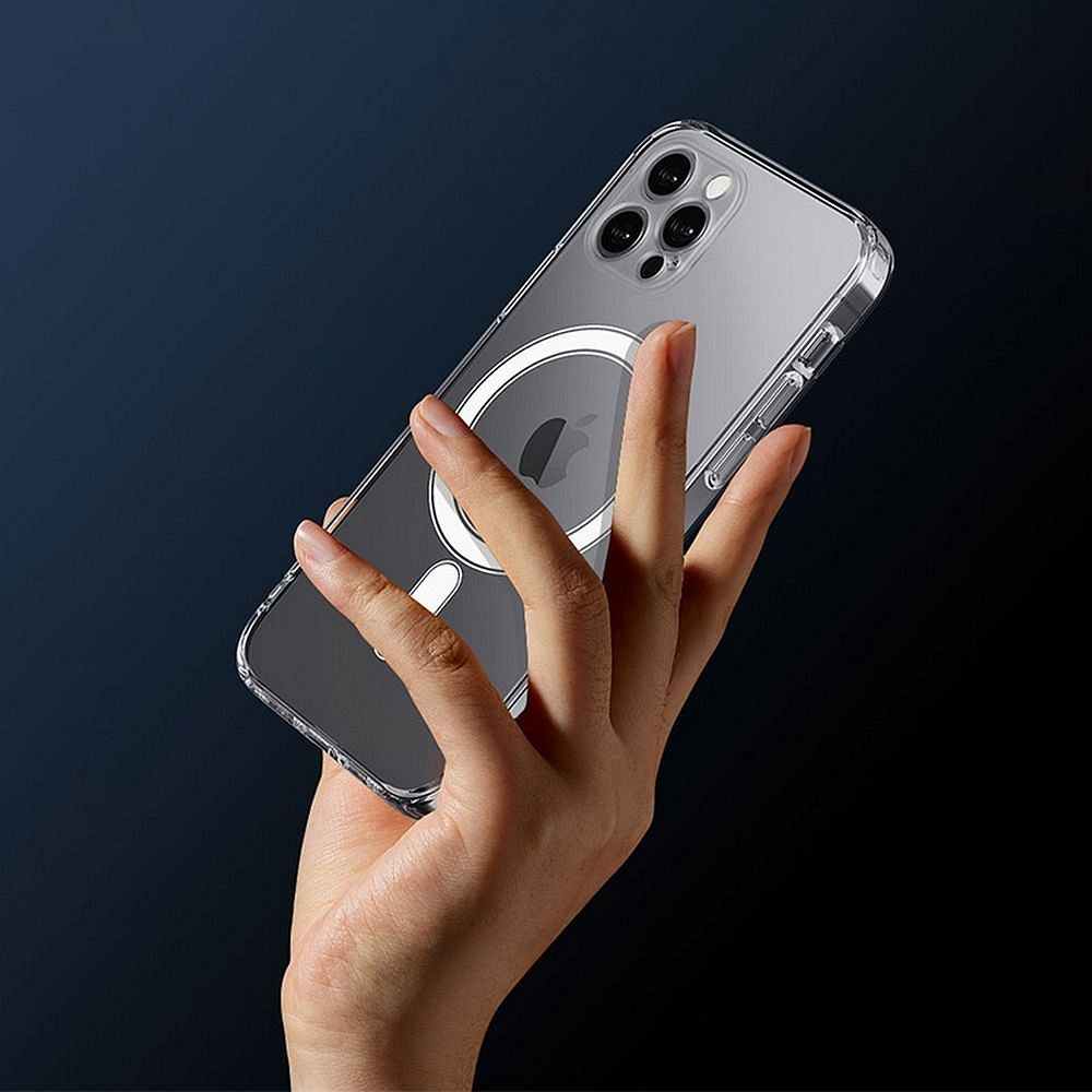 Viedtālruņa aizmugurējais vāciņš Apple iPhone 15 Plus Clear Mag cover - Caurspīdīga