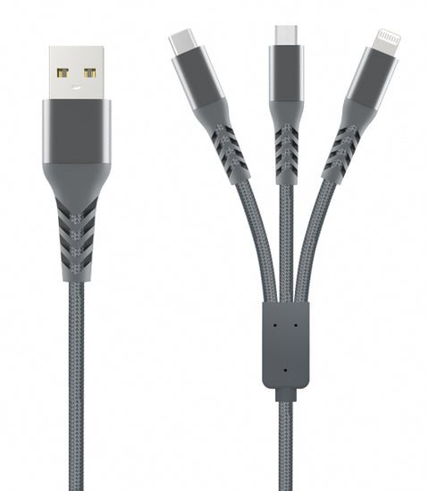 Кабель Lightning USB-C Micro USB USB-A 18 Вт 1 м