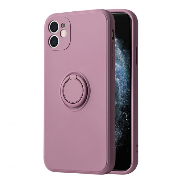 Viedtālruņa aizmugurējais vāciņš Apple iPhone 11 Pro Silicone Ring - Dažādās krāsās