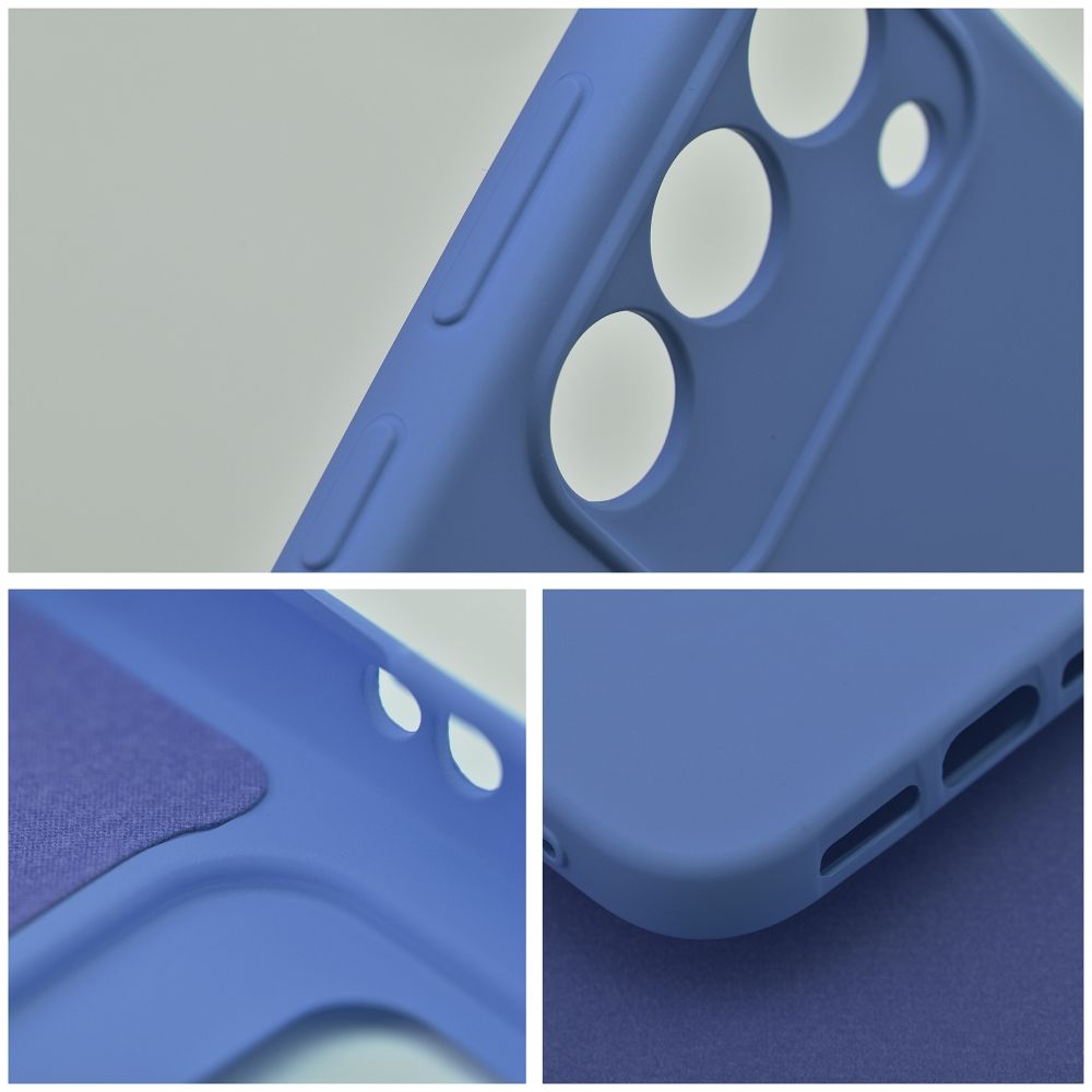 Viedtālruņa aizmugurējais vāciņš Samsung Galaxy S24 Silicone case - Zila