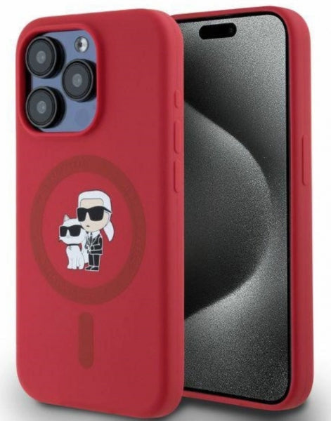 Viedtālruņa aizmugurējais vāciņš Apple iPhone 15 Pro Double Heads Mag - Dažādās krāsās
