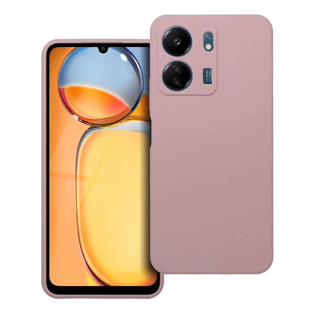 Viedtālruņa aizmugurējais vāciņš Xiaomi Redmi 13c Silikon 2MM - Dažādās krāsās