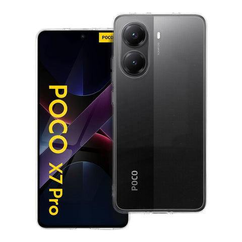 Viedtālruņa aizmugurējais vāciņš Xiaomi Poco X7 Pro Clear Case 2MM - Caurspīdīga