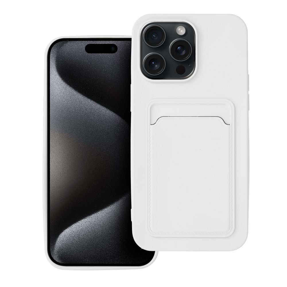 Viedtālruņa aizmugurējais vāciņš Apple iPhone 15 Pro Max Card Case - Dažādās krāsās