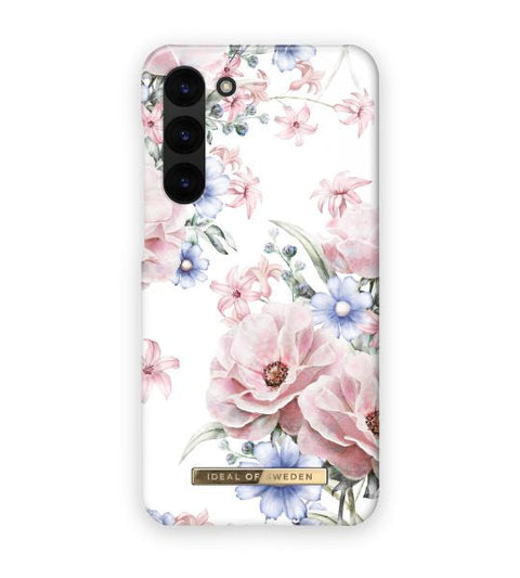 Samsung Galaxy S23 Floral Romance - Balta maigi rozā ar dizainu