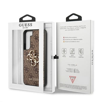 Viedtālruņa aizmugurējais vāciņš Samsung Galaxy S22 Big Metal Logo - Dažādās krāsās