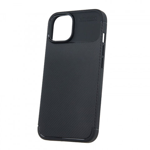 Viedtālruņa aizmugurējais vāciņš Samsung Galaxy S24 FE / S25 FE Carbon Case - Melna