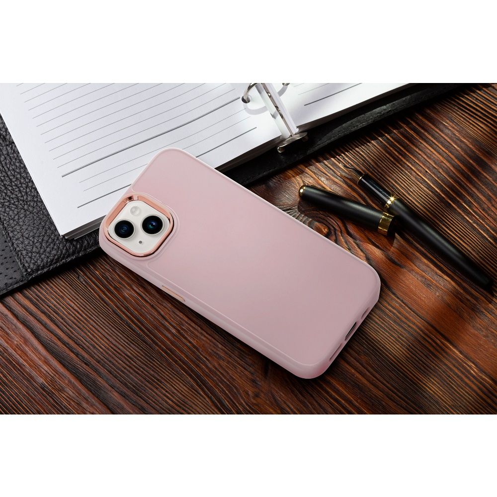 Viedtālruņa aizmugurējais vāciņš Apple iPhone 13 Mini FRAME - Rozā