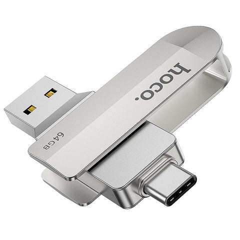 Внешняя память Hoco Usb + Typ C 64Gb Usb3.0