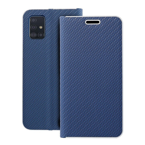 Viedtālruņa atveramais maciņš Samsung Galaxy A51 Luna Book Carbon - Dažādās krāsās
