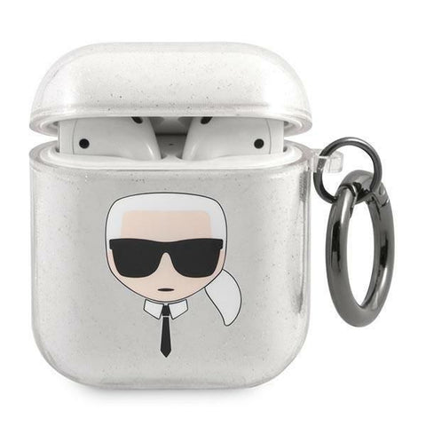 Austiņu apvalks Apple Airpods 1/2 - Sudraba