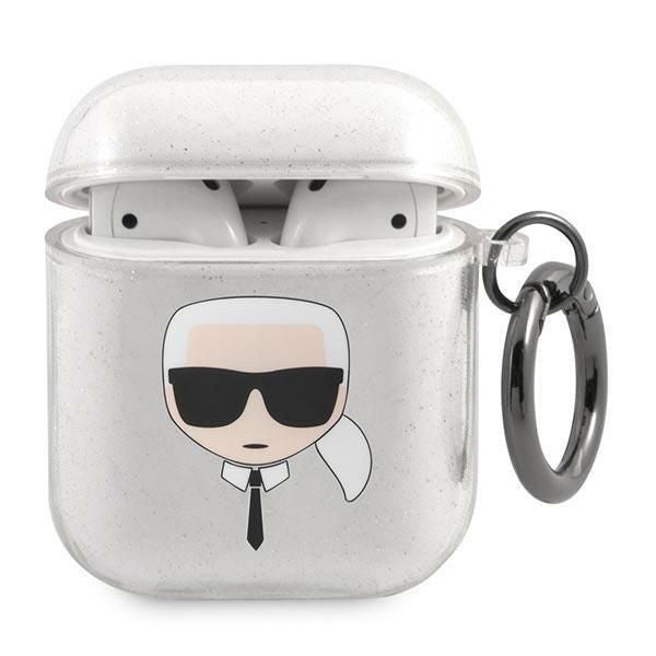 Austiņu apvalks Apple Airpods 1/2 - Sudraba