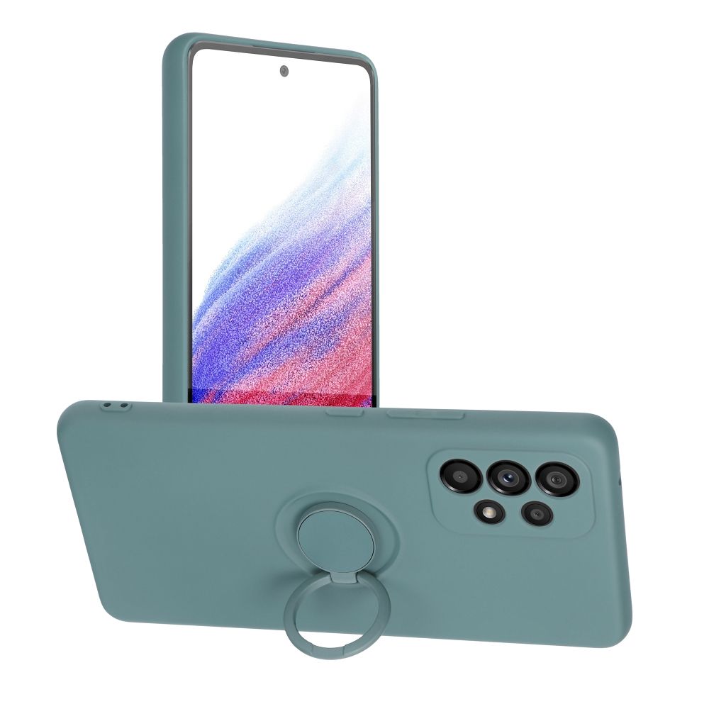 Viedtālruņa aizmugurējais vāciņš Samsung Galaxy A35 Silicone Ring case - Dažādās krāsās