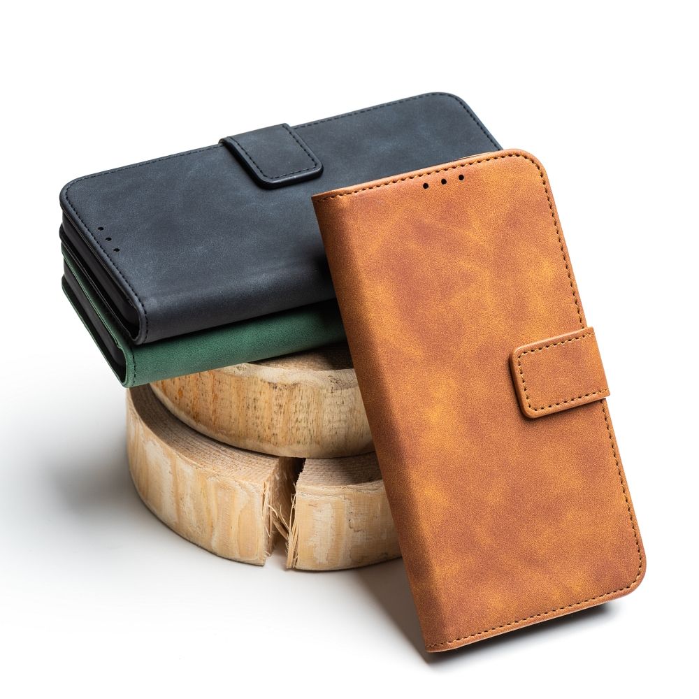 Viedtālruņa atveramais maciņš Xiaomi POCO C40 Tender book case - Brūna