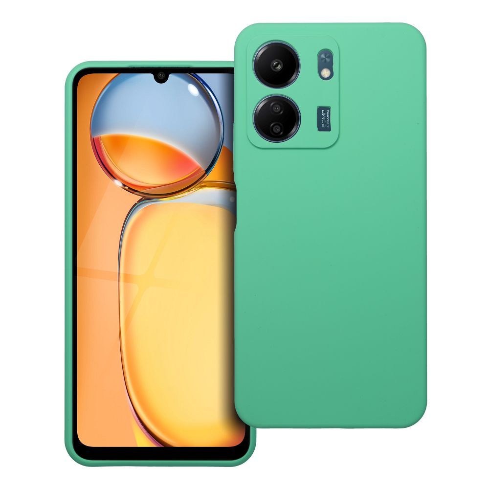 Viedtālruņa aizmugurējais vāciņš Xiaomi Redmi 13c Silikon 2MM - Dažādās krāsās