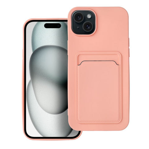 Viedtālruņa aizmugurējais vāciņš Apple iPhone 15 Plus Card Case - Dažādās krāsās