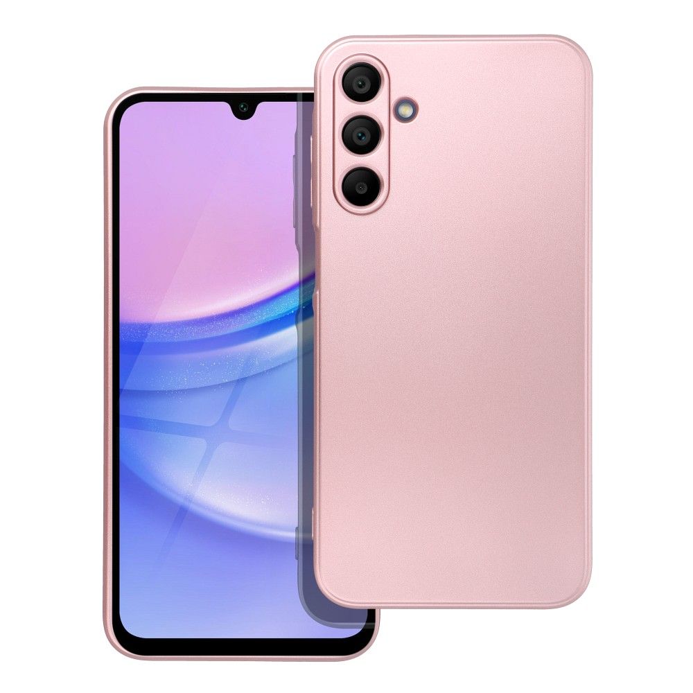 Viedtālruņa aizmugurējais vāciņš Samsung Galaxy A15 Metallic - Dažādās krāsās