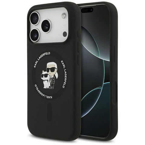 Viedtālruņa aizmugurējais vāciņš Apple iPhone 17 Pro Max Silic Karl Chou Mag - Dažādās krāsās