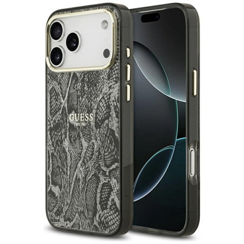 Apple iPhone 17 Pro Max Python Pattern Mag - Melna