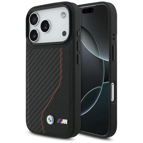 Apple iPhone 17 Pro Max Carb Logo Mag - Melna