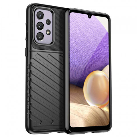 Viedtālruņa aizmugurējais vāciņš Xiaomi 12 / 12X / Poco X4 Pro 5G / Poco M4 Pro 5G,Redmi Note 11T 5G,Redmi Note 11 5G / 11S 5G / Redmi 10C Thunder - Melna