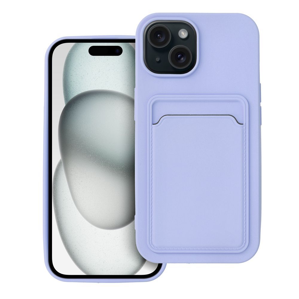 Viedtālruņa aizmugurējais vāciņš Apple iPhone 15 Card Case - Dažādās krāsās
