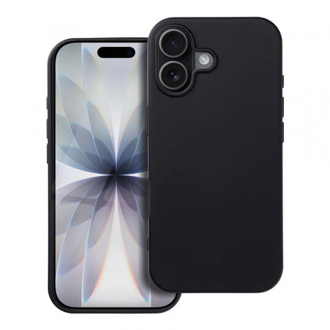 Viedtālruņa aizmugurējais vāciņš Apple iPhone 16 Pro Max Silicon - Melna