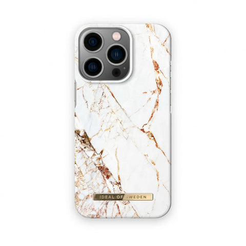 Premium vāciņš Apple iPhone 16 Pro Max Carrara Mag - Balta, Zelta, Ar Dizainu