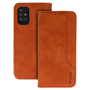 Viedtālruņa atveramais maciņš Samsung Galaxy A51 Wonder Prime Case - Dažādās krāsās