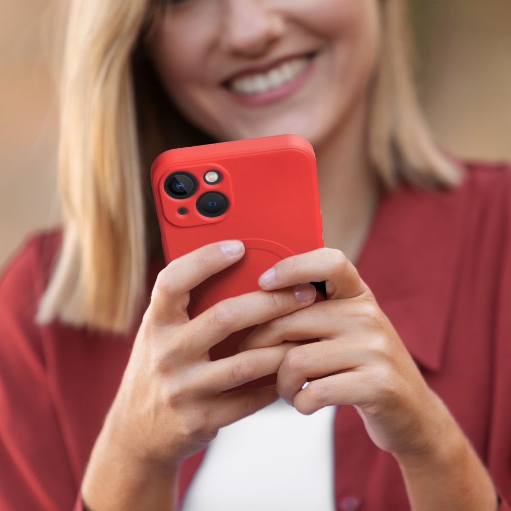 Viedtālruņa aizmugurējais vāciņš Apple iPhone 13 Pro Silicone Mag cover - Dažādās krāsās