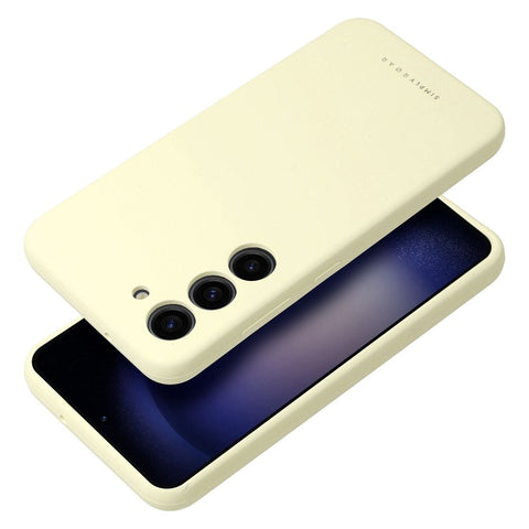 Viedtālruņa aizmugurējais vāciņš Samsung Galaxy A56 Cloud Skin - Dzeltena