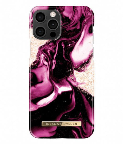 Apple iPhone 12 Golden Ruby - Tumši violeta ar dizainu