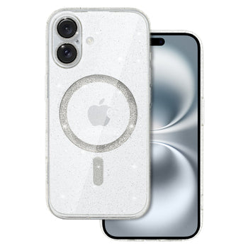 Viedtālruņa aizmugurējais vāciņš Apple iPhone 16 Glitter Mag - Dažādās krāsās