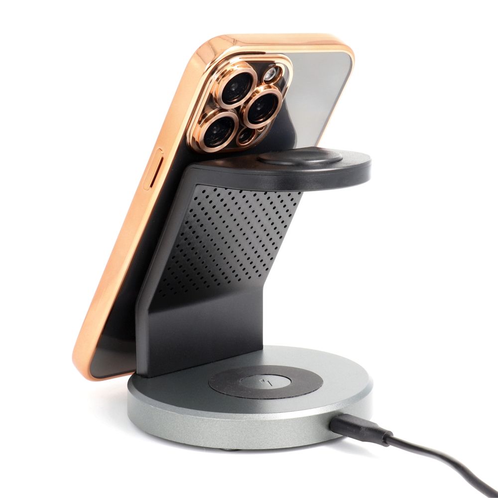 Viedtālruņa aizmugurējais vāciņš Apple iPhone 15 Electro Mag cover - Zelta