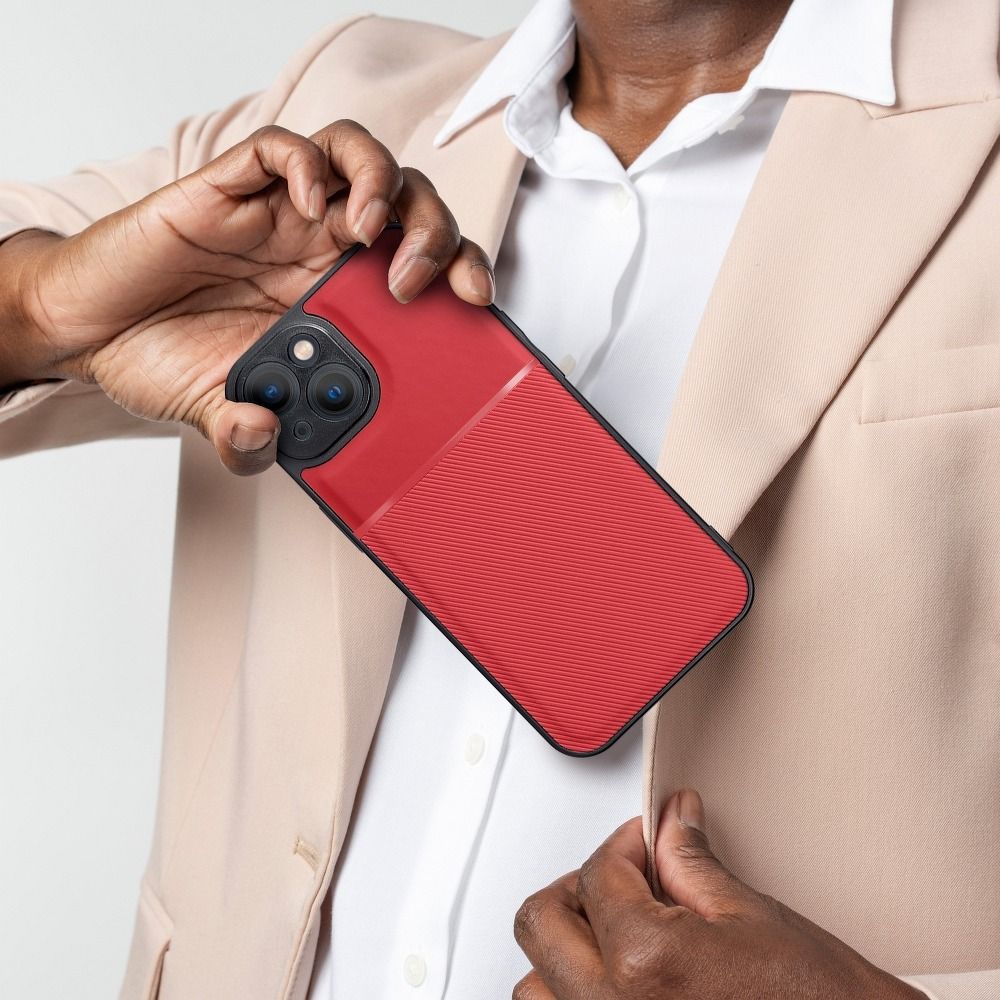 Viedtālruņa aizmugurējais vāciņš Xiaomi Redmi Note 10 Pro Max Noble case - Sarkana