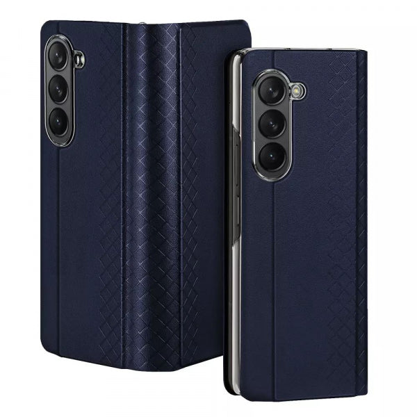 Viedtālruņa aizmugurējais vāciņš Samsung Galaxy Z Fold 5 Bril Leather - Dažādās krāsās