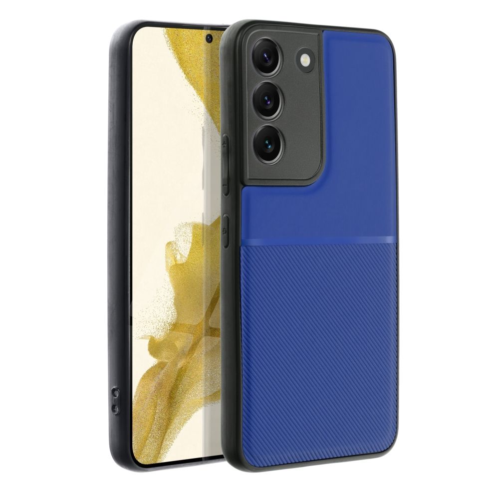 Viedtālruņa aizmugurējais vāciņš Samsung Galaxy S22 Noble case - Zila