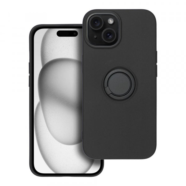 Viedtālruņa aizmugurējais vāciņš Apple iPhone 15 Silicone Ring - Dažādās krāsās