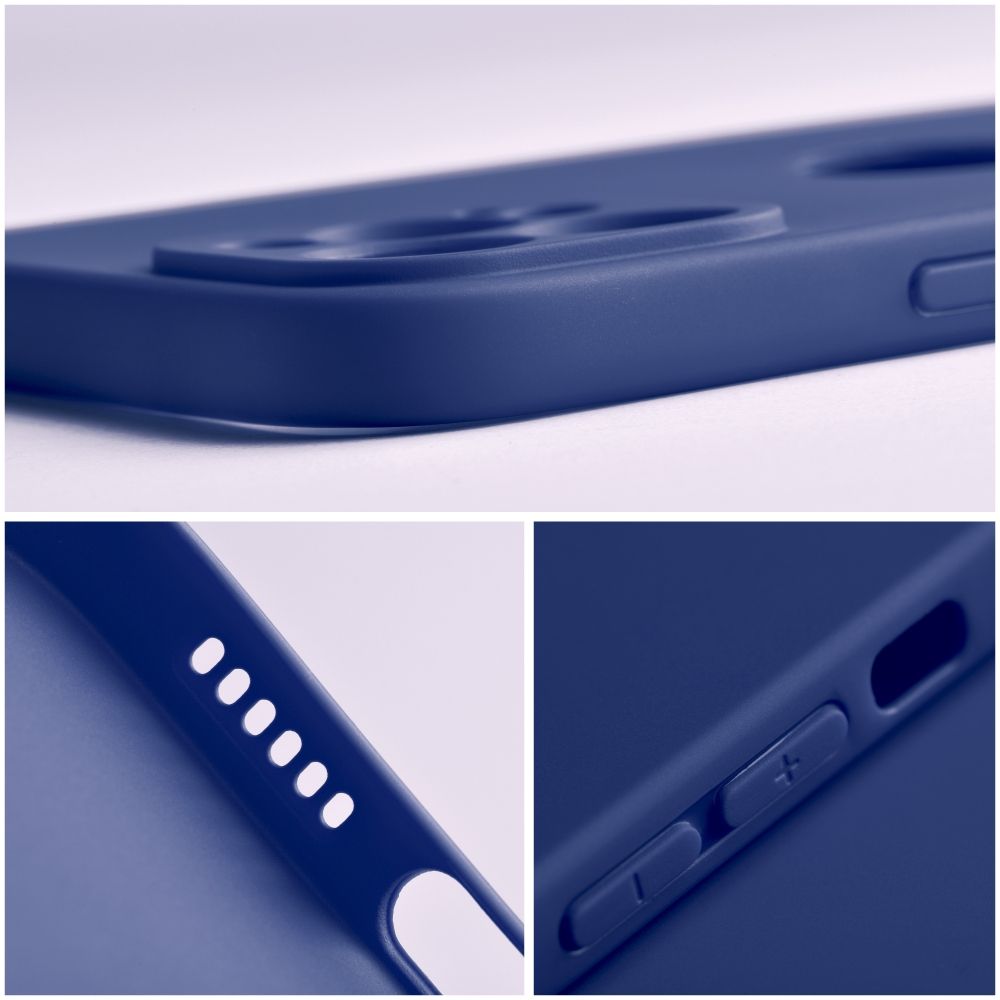 Viedtālruņa aizmugurējais vāciņš Samsung Galaxy A34 Soft case - Zila