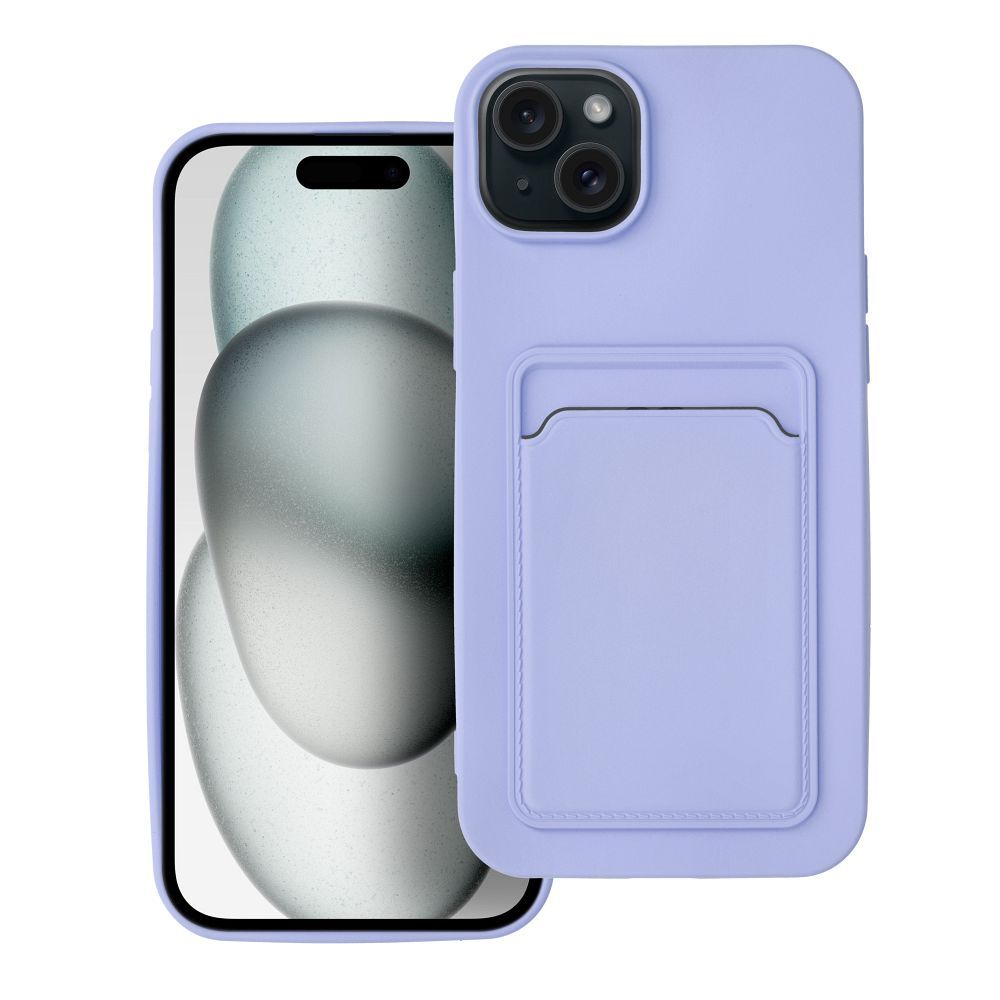 Viedtālruņa aizmugurējais vāciņš Apple iPhone 15 Plus Card Case - Dažādās krāsās